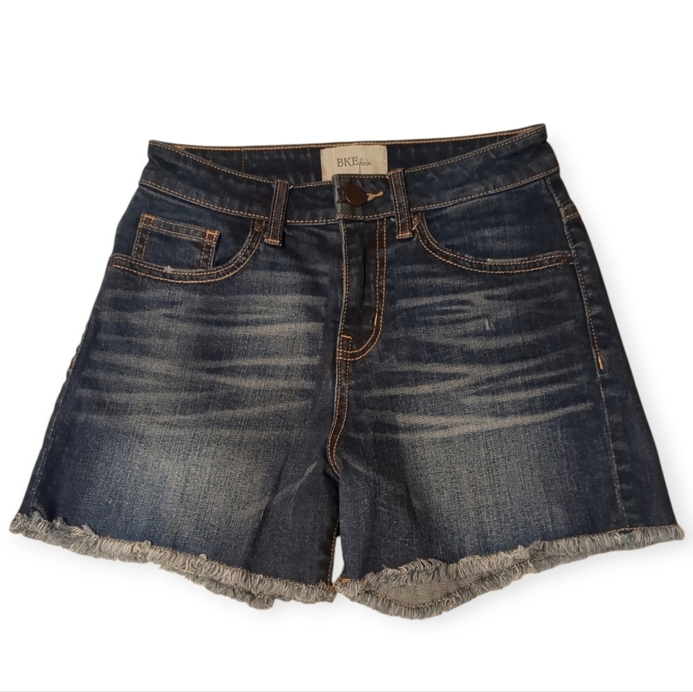 BKE Women's Blue Denim Shorts